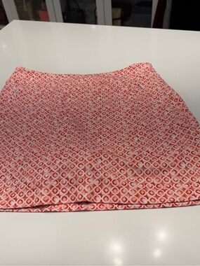Tommy Bahama Coral Geometric A-Line Skirt
